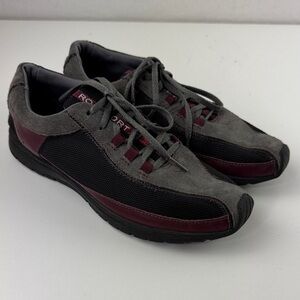 Rockport Men's Athletic Shoes in Gray and Burgundy